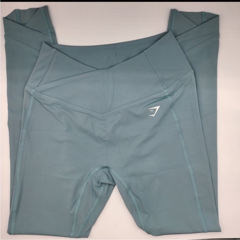 Sale 🎉 New Gymshark Crossover Leggings, Thunder Blue, Size Small, Medium